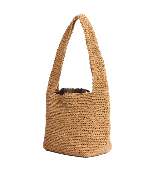 Barbour Lily Woven Tote Bag - Natural