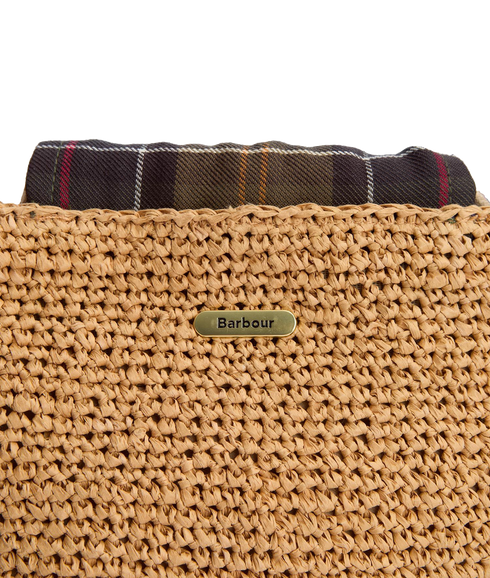 Barbour Lily Woven Tote Bag - Natural
