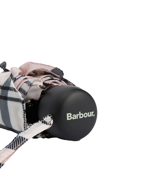 Barbour Portree Tartan Umbrella - Primrose Safari Tartan