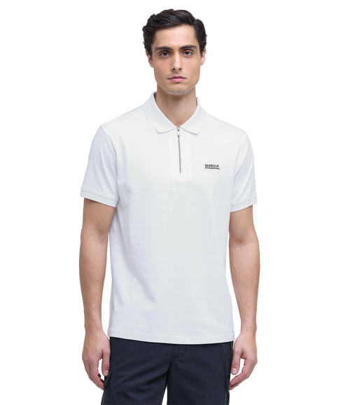 Innes Interlock Polo Shirt - White