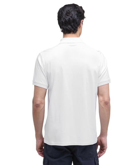 Innes Interlock Polo Shirt - White