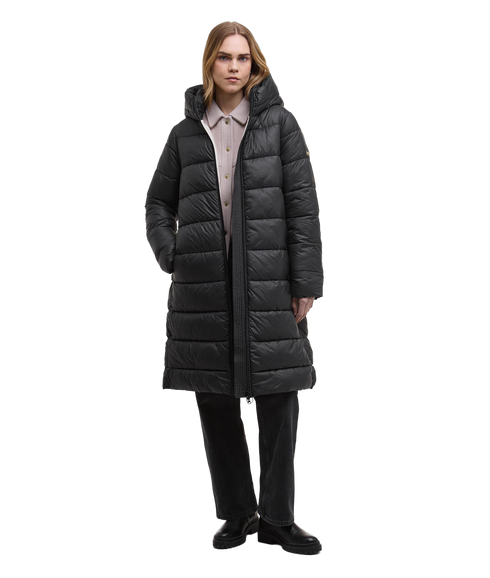 Longline Olivios Puffer Jacket - Black