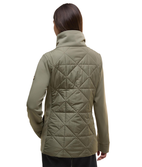 Kya Quilted Sweat - Dusky Khaki
