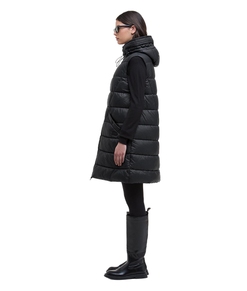Cecilla Puffer Gilet - Black