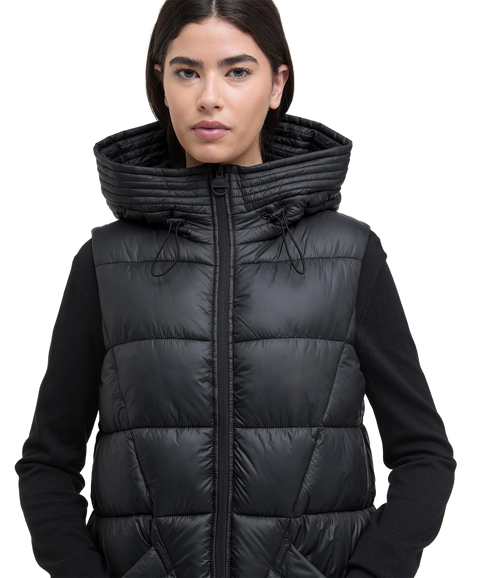Cecilla Puffer Gilet - Black