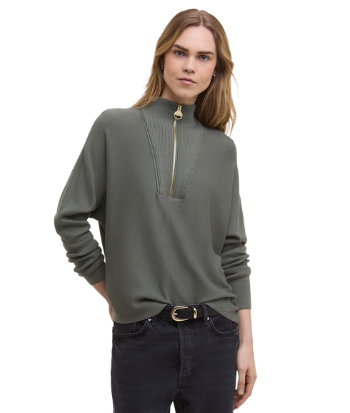 Lola Knitted Jumper - Dusky Khaki