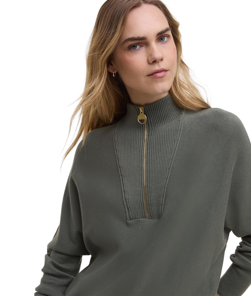 Lola Knitted Jumper - Dusky Khaki