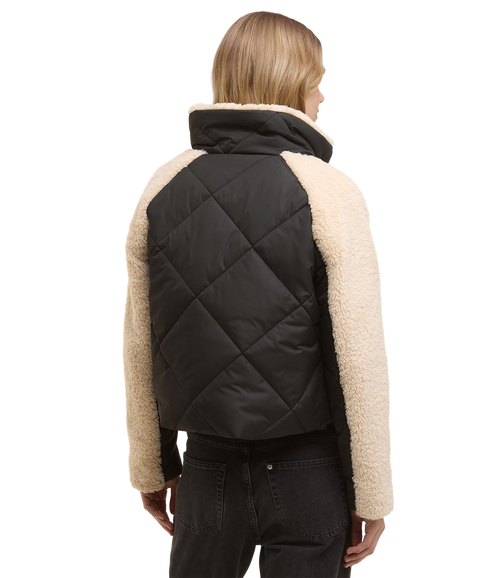 Osaka Quilted Jacket - Black/Jasmine