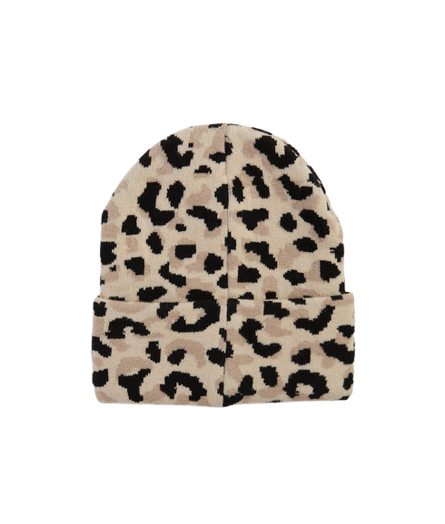 Harley Leopard Beanie Hat - Jasmine Leopard