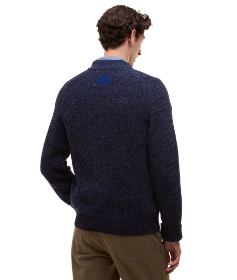 Barbour x Paul Smith Knit Bomber - Navy