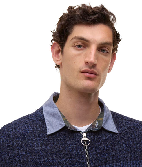 Barbour x Paul Smith Knit Bomber - Navy