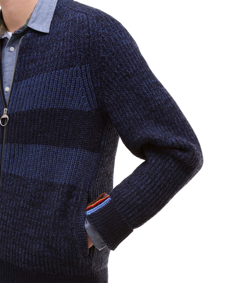 Barbour x Paul Smith Knit Bomber - Navy