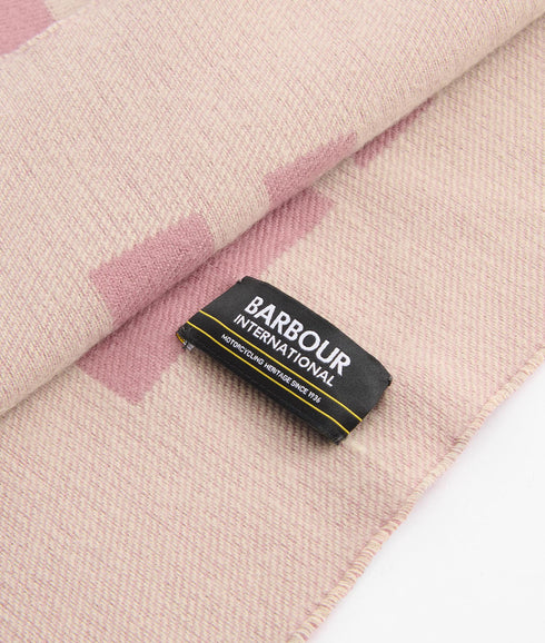 Milla Logo Scarf - Raspberry/Jasmine
