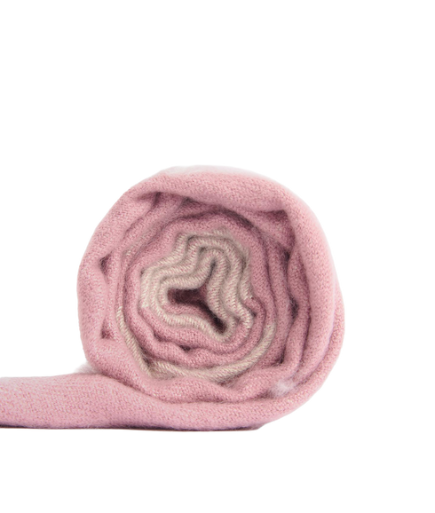 Milla Logo Scarf - Raspberry/Jasmine