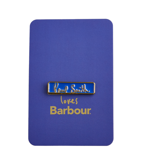 Barbour x Paul Smith Pin Badge - Paul Smith Signature