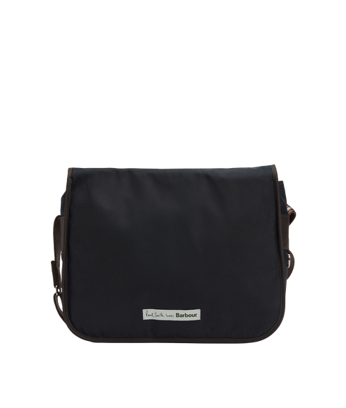 Barbour x Paul Smith Wax Tarras Bag - Night Sky