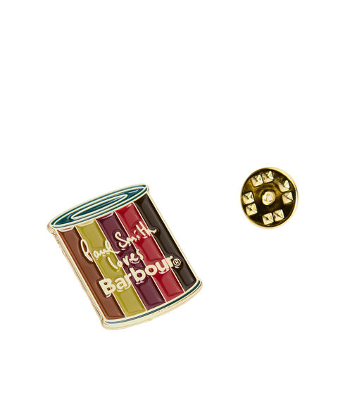 Barbour x Paul Smith Pin Badge - Wax Tin