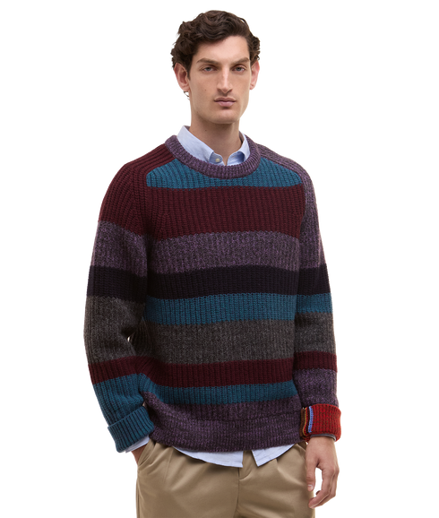 Barbour x Paul Smith Multi Striped Crew - Multi Stripe
