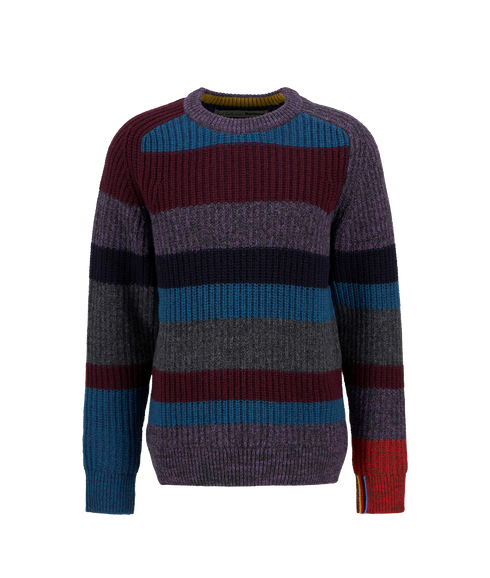 Barbour x Paul Smith Multi Striped Crew - Multi Stripe