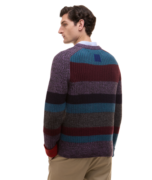 Barbour x Paul Smith Multi Striped Crew - Multi Stripe
