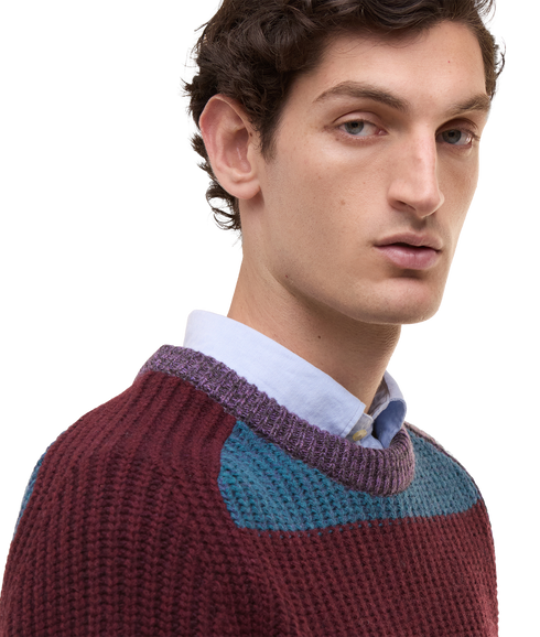 Barbour x Paul Smith Multi Striped Crew - Multi Stripe