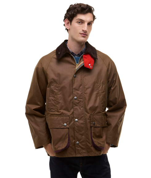 Barbour x Paul Smith OS Bedale Wax Jacket - Tan
