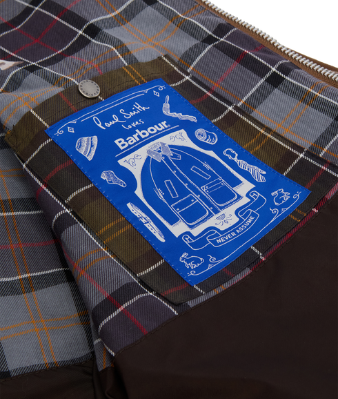Barbour x Paul Smith OS Bedale Wax Jacket - Tan