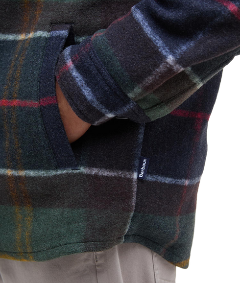 Chapter Tailored Check Overshirt - Midnight Oak Tartan