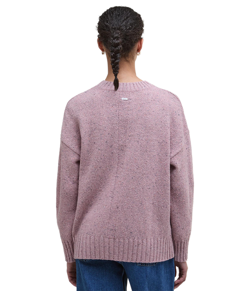 Lavensdale Crew Knitted Jumper - Pink Blush