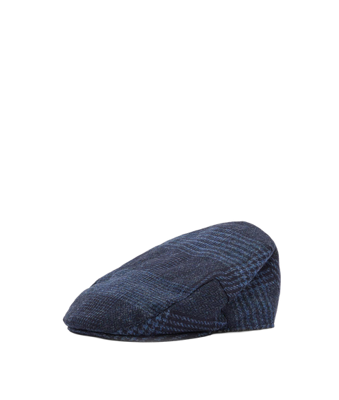 Deveron Tweed Flat Cap - Navy