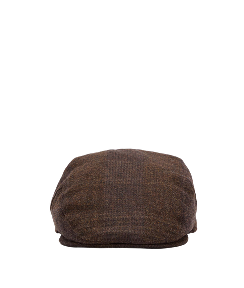 Deveron Tweed Flat Cap - Coffee