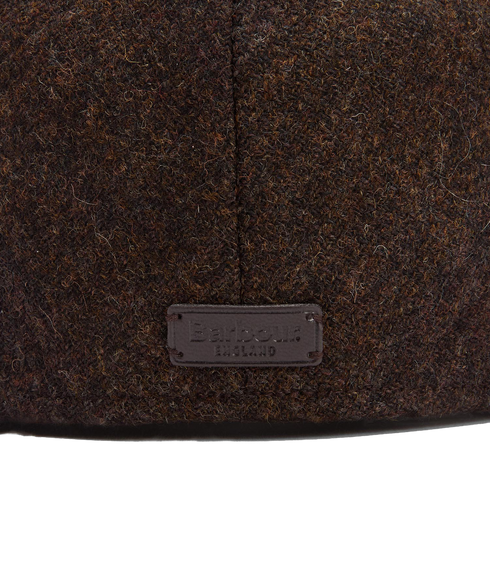 Deveron Tweed Flat Cap - Coffee