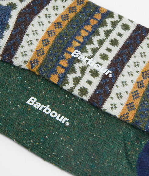 Fair Isle Sock 2 Pack - Classic Mix