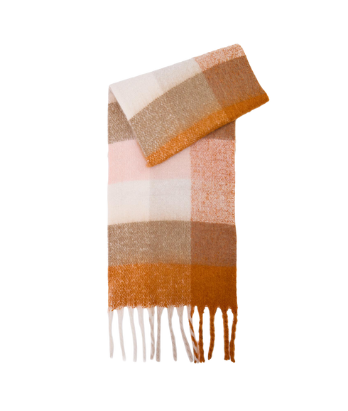 Marie Scarf - Mustard Check