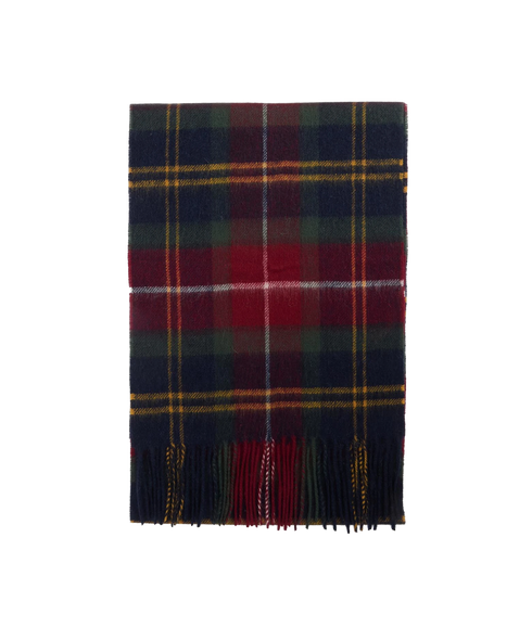 Wool Cashmere Tartan Scarf - Winterberry Tartan