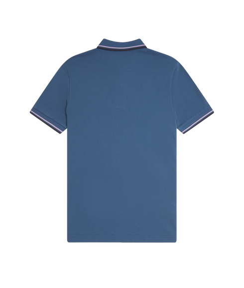 Twin Tipped Polo Shirt - Blue