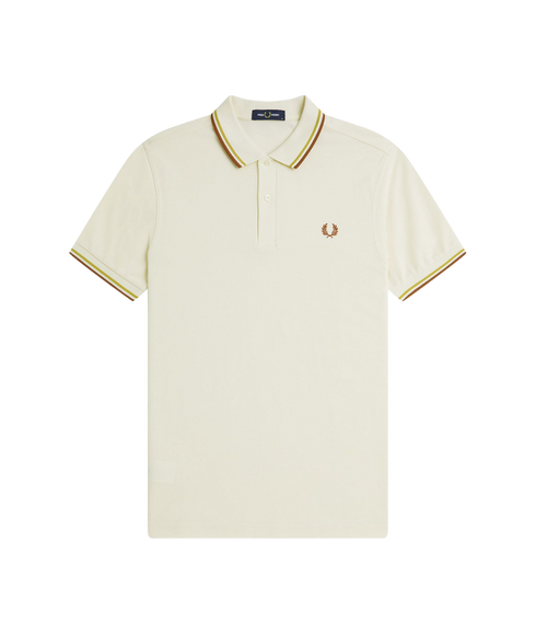 Twin Tipped Polo Shirt - Cream