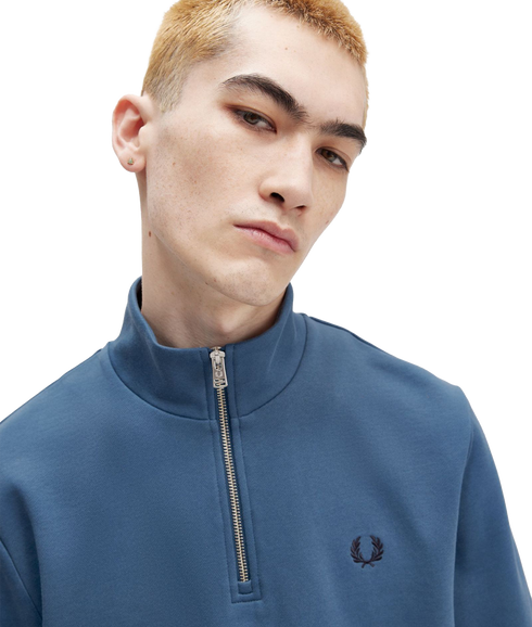 Half-Zip Sweatshirt - Blue