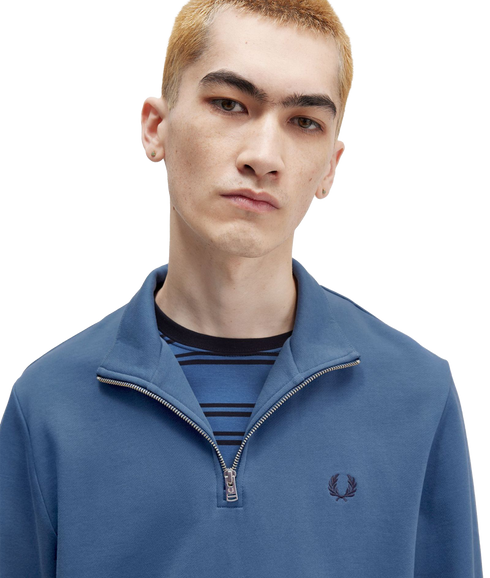 Half-Zip Sweatshirt - Blue