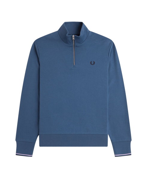 Half-Zip Sweatshirt - Blue