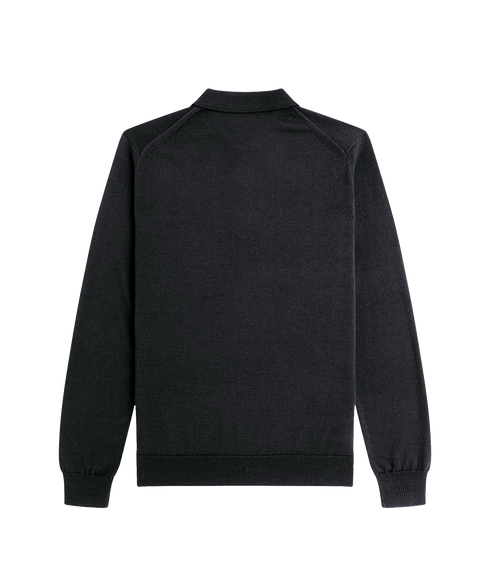 Long Sleeve Knitted Shirt - Green
