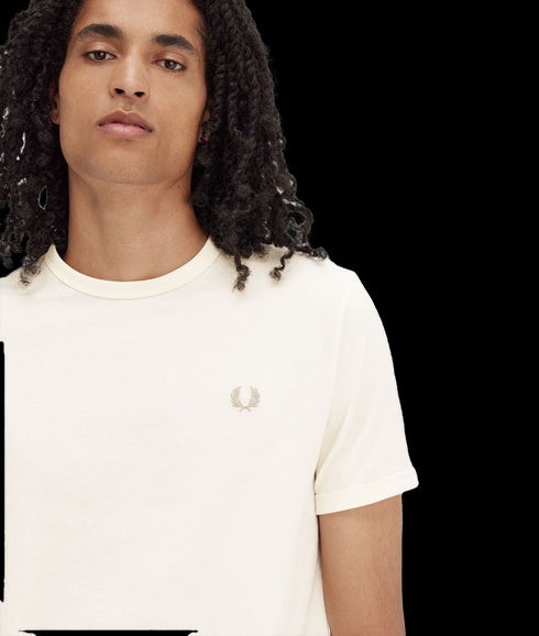 Ringer T-Shirt - Cream