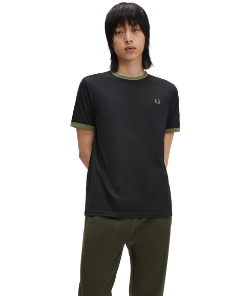 Ringer T-Shirt - Black