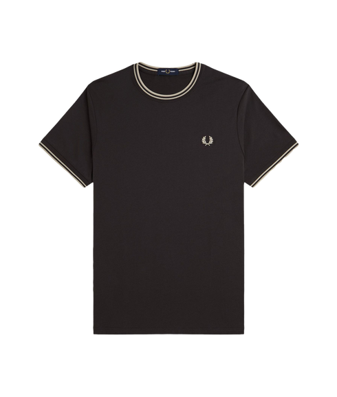 Twin Tipped Tee - Brown