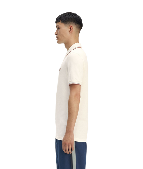 Twin Tipped Polo - Cream