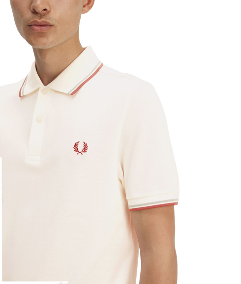 Twin Tipped Polo - Cream