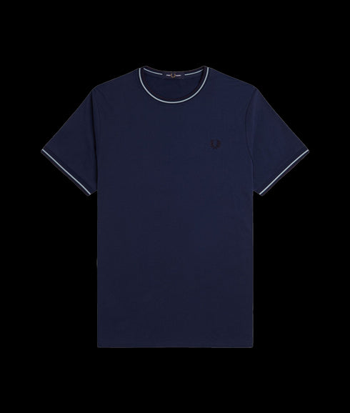 Twin Tipped Tee - Navy