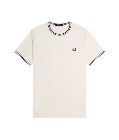 Twin Tipped Tee - Cream