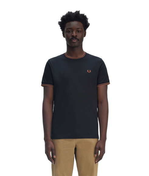 Twin Tipped Tee - Navy