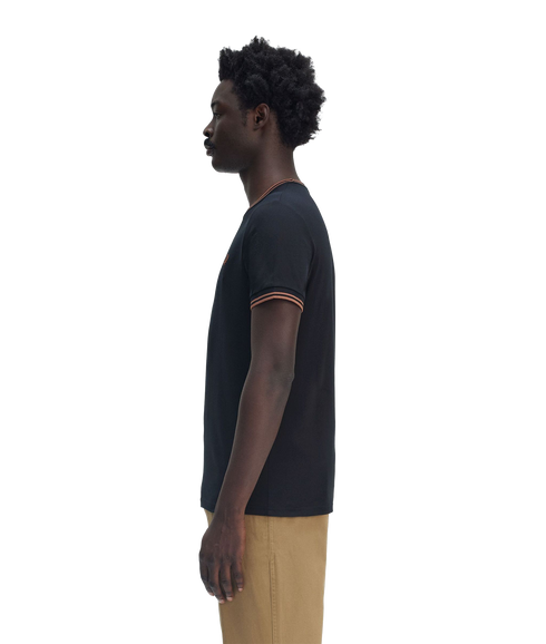 Twin Tipped Tee - Navy